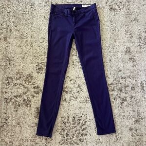 Rag & Bone Purple Legging Jeggings Skinny Jeans size 28
